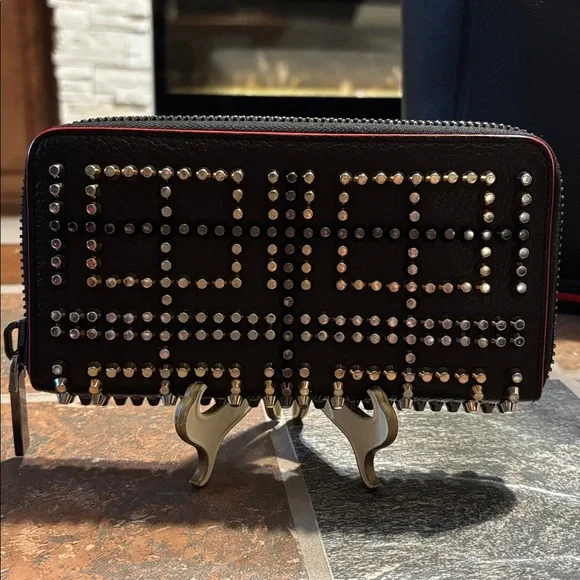 Christian Louboutin Panettone Studded Long Wallet - Picture 2 of 14